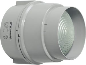 Continuous light, Ø 150 mm, white, 12-230 V AC/DC, IP65