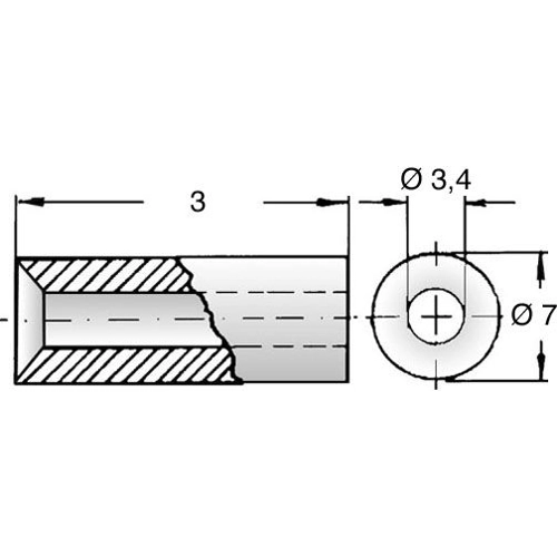 005.97.803 Ettinger Spacer Bolts Image 2