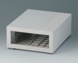 ABS enclosure, (L x W x H) 130 x 185 x 74 mm, gray white (RAL 9002), IP40, B2213007