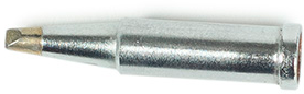 Soldering tip, Chisel shaped, (L x W) 10 x 1.8 mm, GT4-CH0018S