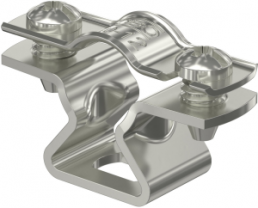 Spacer clamp, max. bundle Ø 12 mm, stainless steel, (L x W) 39 x 14 mm