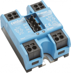 Solid state relay, 10-30 VDC, zero voltage switching, 24-600 VAC, 50 A, screw mounting, SOBR965560