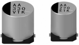 Electrolytic capacitor, 100 µF, 6.3 V (DC), ±20 %, SMD, Ø 6 mm
