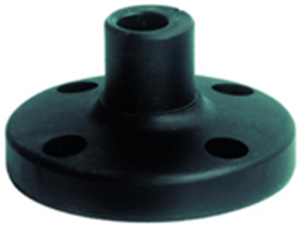 Base for pipe mounting, black, (Ø x H) 70 mm x 37 mm, for KombiSIGN 50, 975 840 90