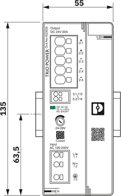 1523020 Phoenix Contact DIN Rail Power Supplies Image 2