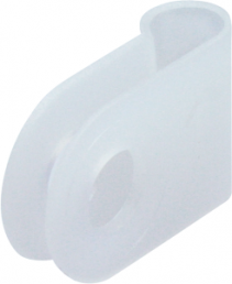 Cable clamp, max. bundle Ø 12.5 mm, polyamide, natural, (W) 10 mm