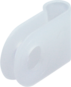 Cable clamp, max. bundle Ø 14 mm, polyamide, natural, (W) 10 mm