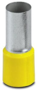 Insulated Wire end ferrule, 70 mm², 37 mm/20 mm long, yellow, 3201848