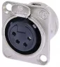 NC4FD-L-1 Neutrik XLR Connectors