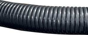 Spiral protective hose, inside Ø 37.6 mm, outside Ø 44.2 mm, BR 80 mm, GS/PVC, black
