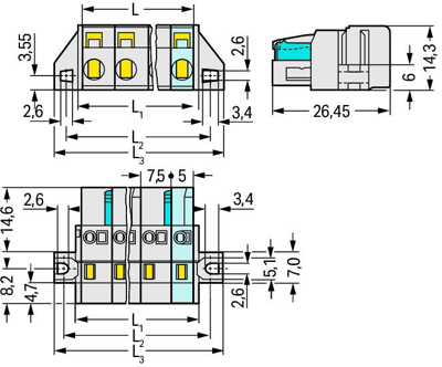 721-202/031-000 WAGO PCB Connection Systems Image 2