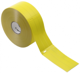 Polypropylene Label, (L x W) 103.8 x 17.3 mm, yellow, Roll with 1000 pcs