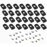 1557FOOT2BK-24 Hammond Accessories for Enclosures