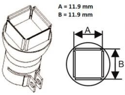 Nozzle Kit, (W) 11.9 mm, 500 °C, H-P20