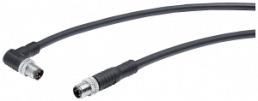 Antenna cable, M8 plug (straight) to M8 plug (angled), 50 Ω, 2YCC11Y, 0.6 m, 6GT2391-0AE60