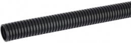 Protective hose, inside Ø 16.1 mm, outside Ø 21.1 mm, BR 35 mm, polyamide, black