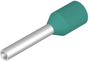 Insulated Wire end ferrule, 0.34 mm², 10 mm/6 mm long, turquoise, 9026030000