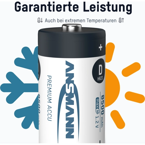 5035362 Ansmann Round Cell Batteries, 9V Block Batteries Image 4