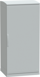 Control cabinet, (H x W x D) 1500 x 750 x 620 mm, IP44, polyester, light gray, NSYPLAZT1576G
