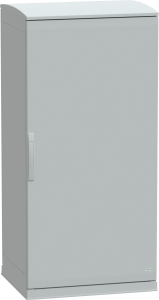 Control cabinet, (H x W x D) 1500 x 750 x 620 mm, IP44, polyester, light gray, NSYPLAZT1576G