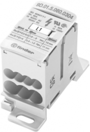 Terminal block, 7 pole, 2.5-16 mm², AWG 14-6, straight, 80 A, 1500 V, 9D.01.5.080.0304