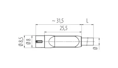 77 7095 0000 10004-0200 binder Sensor-Actuator Cables Image 2