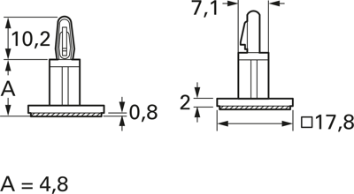 10013373 ESSENTRA COMPONENTS PCB Fasteners Image 2