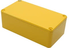 Aluminum die cast enclosure, (L x W x H) 113 x 60 x 38 mm, yellow, IP54, 1590B2YL