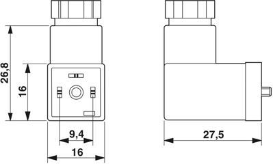 1452291 Phoenix Contact DIN Valve Connectors Image 2