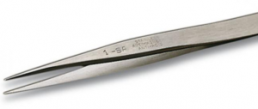 ESD precision tweezers, antimagnetic, stainless steel, 120 mm, 1SA