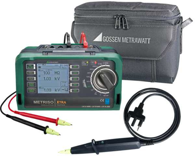 METRISO XTRA - SET Gossen Metrawatt VDE testers, Installation testers, Insulation testers