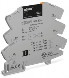 Multifunction relay, 0.1 s to 300 min, 4 functions, 24 VDC, 857-624