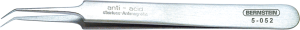 ESD SMD tweezers, uninsulated, antimagnetic, special steel, 110 mm, 5-052