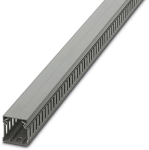 Wiring duct, (L x W x H) 2000 x 40 x 40 mm, PVC, gray, 3240189