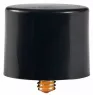 Cap, round, Ø 10 mm, (H) 8 mm, black, for pushbutton switch, AT407A
