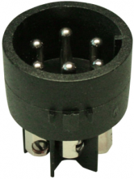 Plug contact insert, 6 pole, screw connection, straight, SA3243