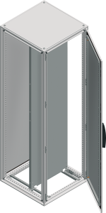 Control cabinet, (H x W x D) 2000 x 800 x 500 mm, IP55, steel, light gray, NSYSF20850P