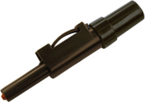 4 mm plug, screw connection, 1.5 mm², CAT O, black, SLS 20 B SW