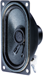 Broadband speaker, 4 Ω, 81 dB, 220 Hz to 20 kHz, black