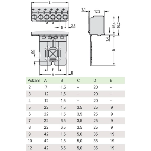 2092-1112/000-5000 WAGO PCB Connection Systems Image 2