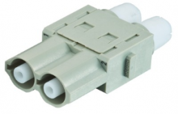 Socket contact insert, 2 pole, unequipped, crimp connection, 09140023125