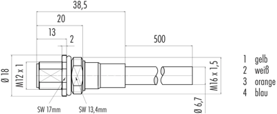 70 3733 705 04 binder Sensor-Actuator Cables Image 2
