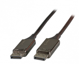 DisplayPort AOC connection cable 8K, pc, 30m, black