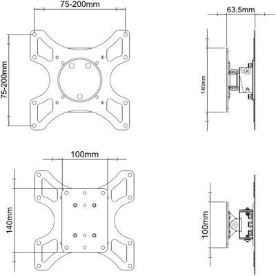 ICA-LCD-2900B EFB-Elektronik Monitor mount Image 2