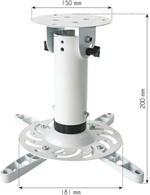 ICA-PM-200WH EFB-Elektronik Monitor mount Image 2