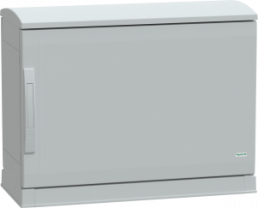 Control cabinet, (H x W x D) 500 x 750 x 320 mm, IP44, polyester, light gray, NSYPLAZT573G