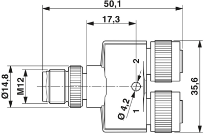 1514029 Phoenix Contact Sensor-Actuator Adapter Image 2