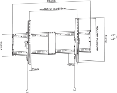 ICA-PLB-590 EFB-Elektronik Monitor mount Image 2
