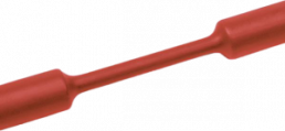 Heatshrink tubing, 2:1, (4.8/2.4 mm), polyolefine, cross-linked, red