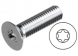 Countersunk head screw, TX, M3, 10 mm, stainless steel, ISO 14581